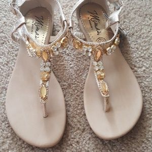 Jeweled sandals